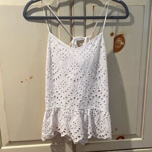 White House black market eyelet tops